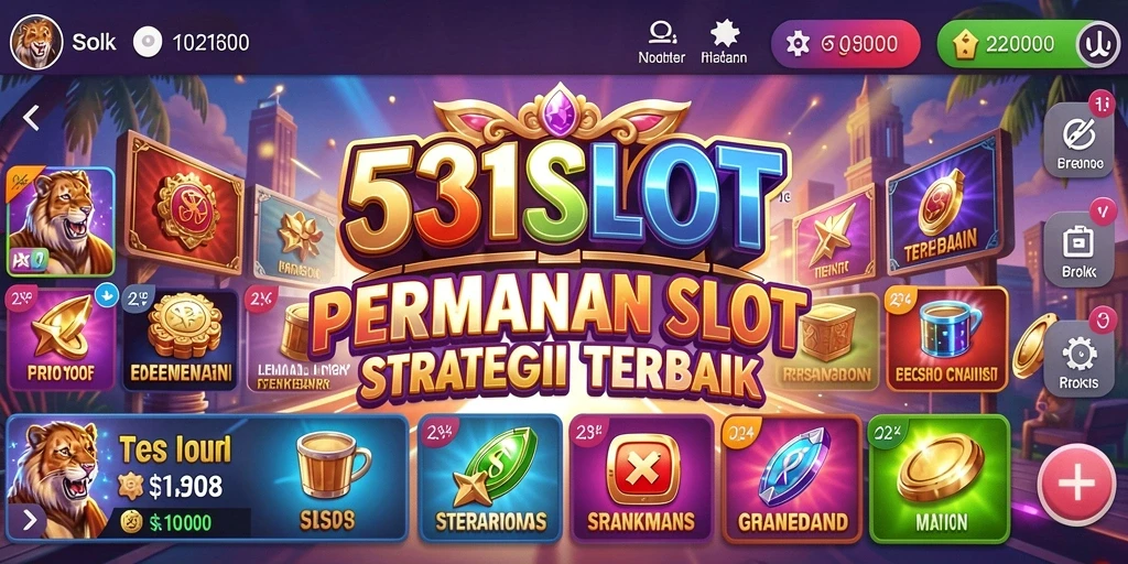 Screenshot gameplay 531SLOT dengan mesin slot menarik.