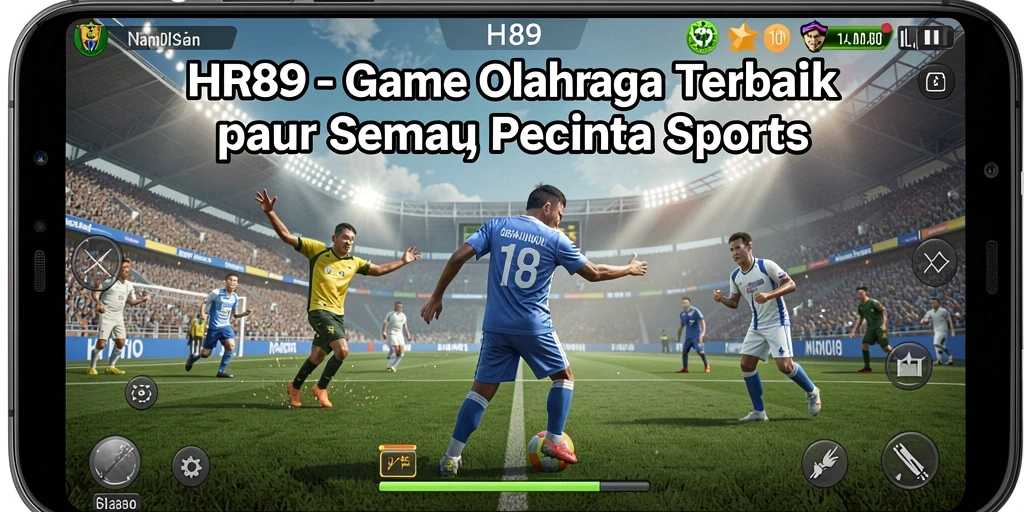 Tampilan gameplay HR89 yang menegangkan dalam pertandingan olahraga.