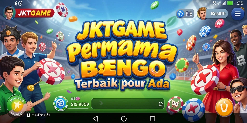 Screenshot gameplay JKTGAME menampilkan serunya permainan Bingo.