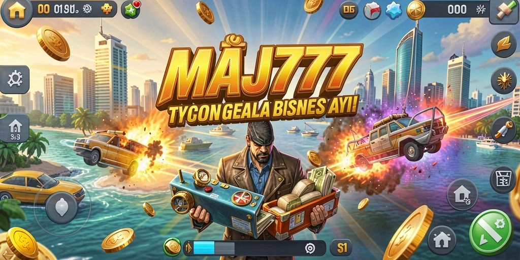Screenshot gameplay di MAJ777 menampilkan pengalaman Tycoon yang menarik.