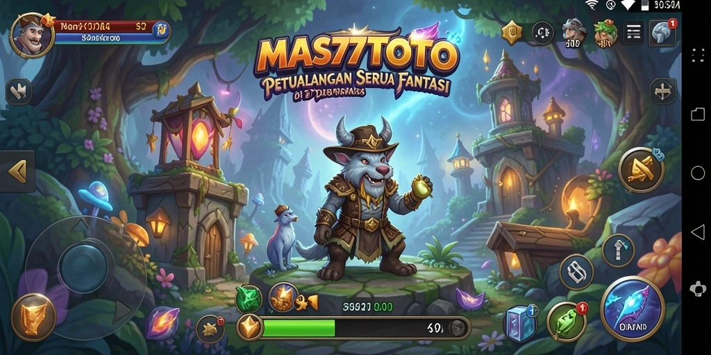 Screenshot dari gameplay MAS77TOTO yang menampilkan aksi petualangan seru.