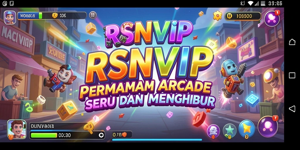 Screenshot RSNVIP menunjukkan gameplay Arcade yang seru dan penuh aksi.