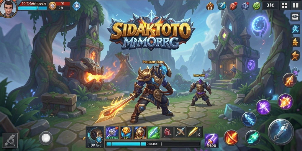Screenshot gameplay <strong>SIDAKTOTO</strong> yang menampilkan pertempuran epik antar pemain.