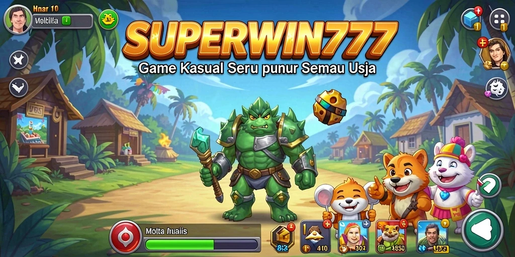 Gameplay SUPERWIN777 yang seru dan penuh warna.