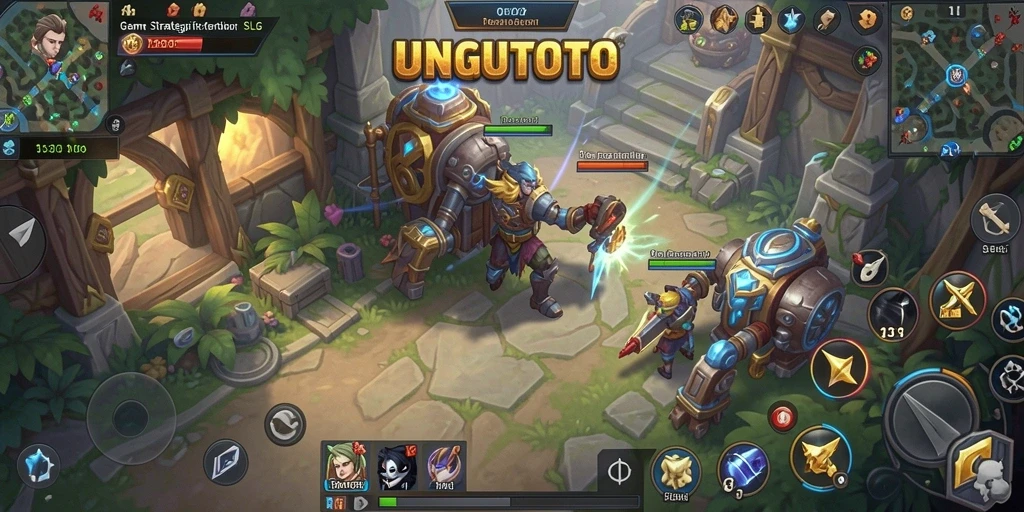 Tampilan gameplay seru dalam UNGUTOTO dengan strategi mendalam.