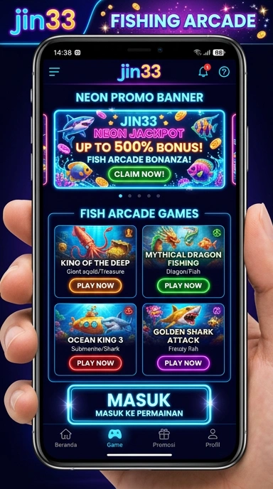 Tampilan antarmuka pusat unduh jin33 yang menarik.