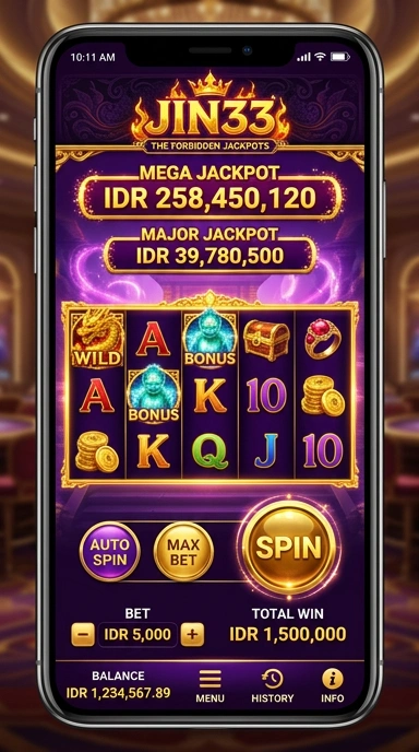 Proses unduhan aplikasi di jin33 yang cepat dan mudah.